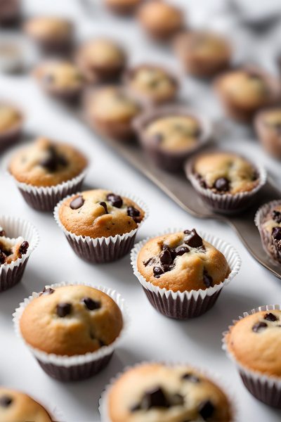 Roll-up Muffin Kağıt Kek Kapsülü İnce Beyaz Mini 100 Adet - 4