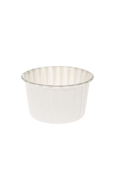 Roll-up Muffin Kek Kapsülü Beyaz Mini 50 Adet - 1