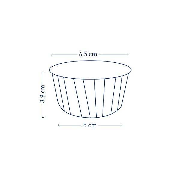 Roll-up Muffin-Kek Kapsülü Kahverengi-Altın 25 Adet - 2