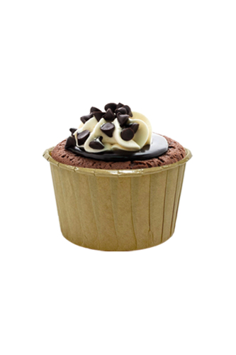 Roll-up Muffin Kek Kapsülü Kraft Mini 50 Adet - 2