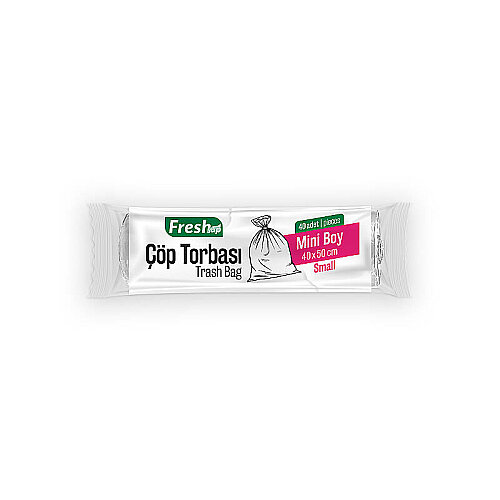 Fresh-Up Çöp Torbası Mini Boy Şeffaf 80 g 40 Adet - Fresh-Up