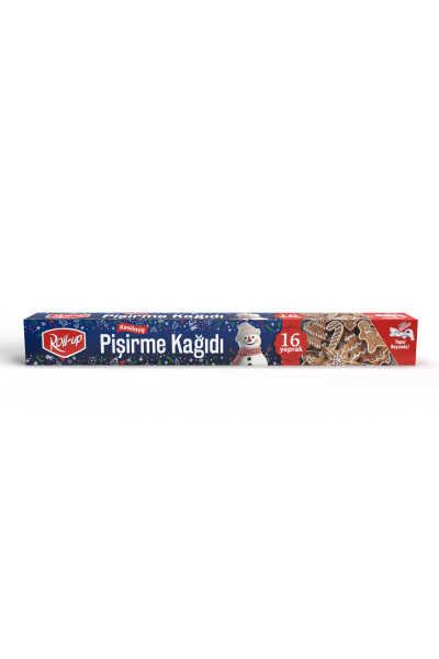 Roll-Up Kış Temalı Kesilmiş Pişirme Kağıdı 37cm x 42cm16 Yaprak - 1
