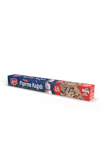 Roll-Up Kış Temalı Kesilmiş Pişirme Kağıdı 37cm x 42cm16 Yaprak - 2