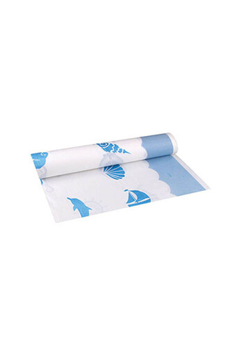 Roll-Up Rulo Kağıt Masa Örtüsü Marin Desenli 100 * 150 cm 16 Yaprak 1 Rulo - 2