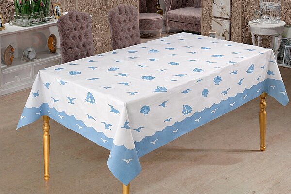 Roll-Up Rulo Kağıt Masa Örtüsü Marin Desenli 100 * 150 cm 16 Yaprak 1 Rulo - 1